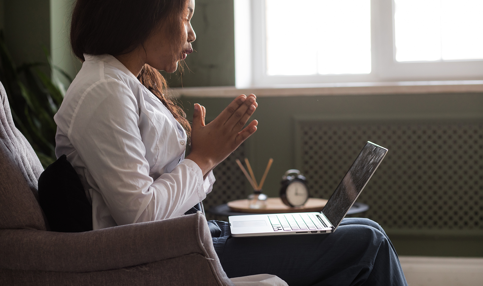 Woman On Laptop For Umbraco