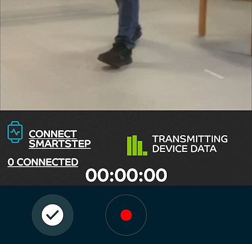 Record video and device data with one click