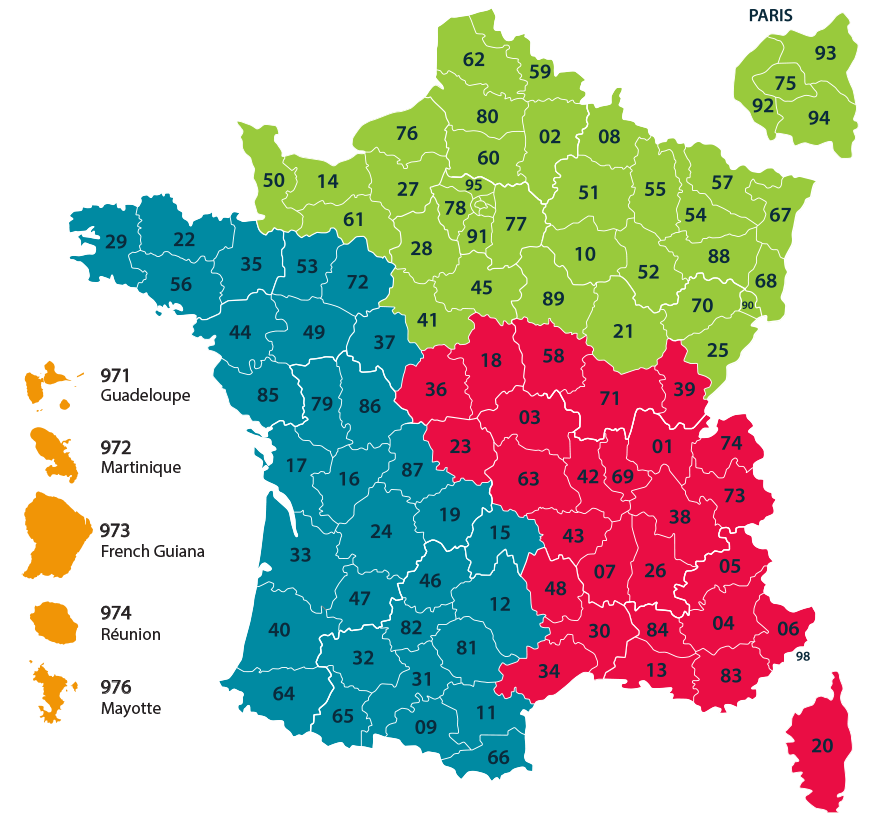 France Sales Map