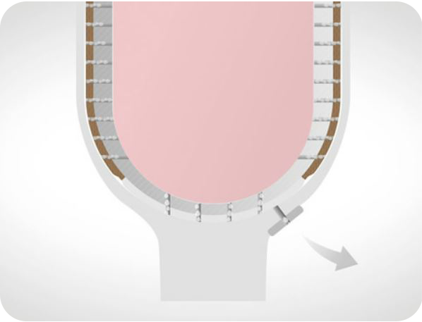Illustration der Funktionsweise von Silcare Breathe